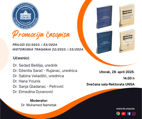 promocija casopisa instituta za historiju april 2025